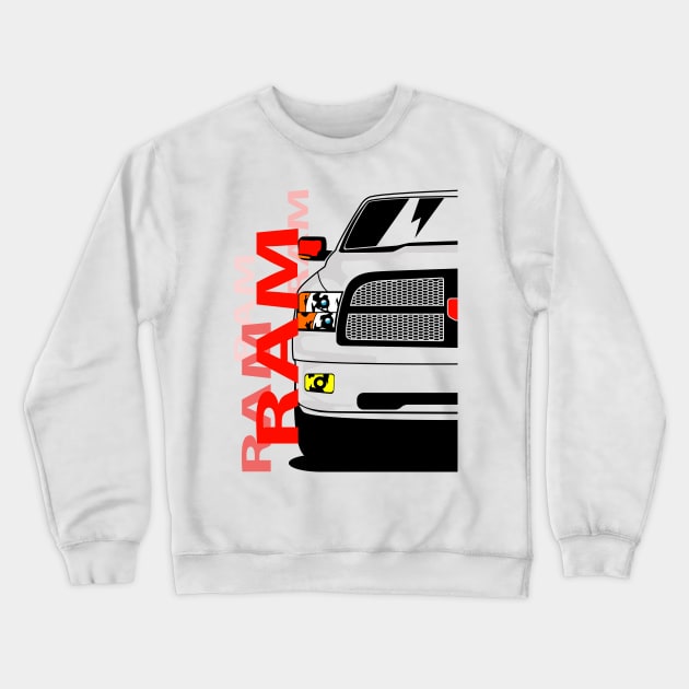 RAM 1500 2010 Crewneck Sweatshirt by gaplexio